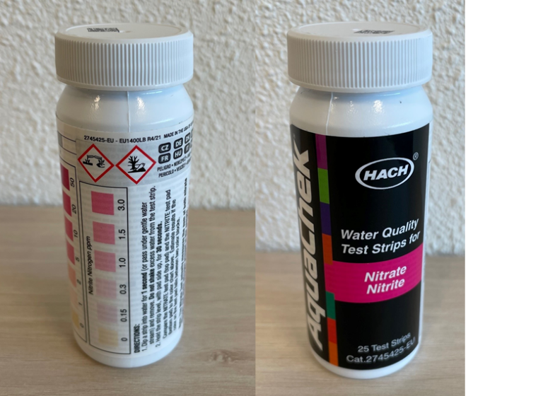 Test strips koelwater