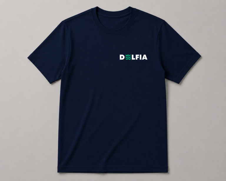 Basic Delfia T-shirt Marine Blauw
