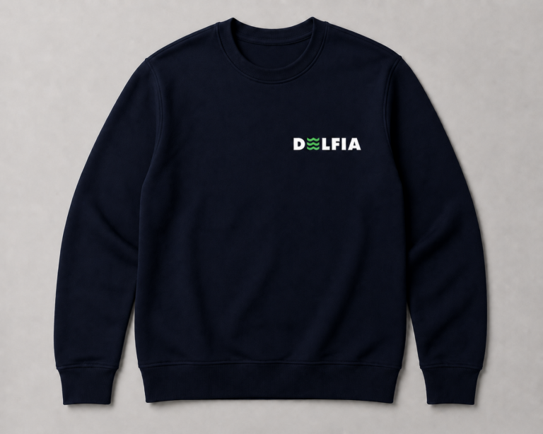 Basic Delfia Sweater Marine Blauw