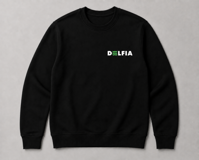 Basic Delfia Sweater Zwart