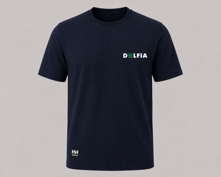 Premium Helly Hansen T-shirt Marine Blauw Heren